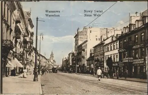 Warszawa Warschau Nowy Swiat Neue Welt *