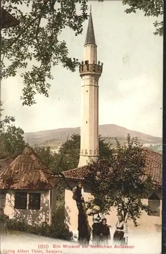 Sarajevo [handschriftlich] Minarett x