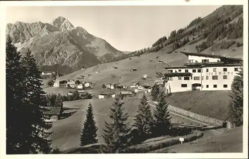 wu81608 Hirschegg Kleinwalsertal Vorarlberg Hirschegg Kleinwalsertal Widderstein Baerenkopf * Kategorie. Mittelberg Alte Ansichtskarten