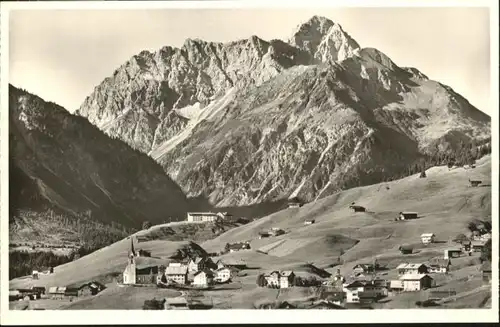 wu81609 Hirschegg Kleinwalsertal Vorarlberg Hirschegg Kleinwalsertal Widderstein Baerenkopf * Kategorie. Mittelberg Alte Ansichtskarten