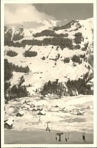 wu81615 Hirschegg Kleinwalsertal Vorarlberg Hirschegg Kleinwalsertal Heuberg-Skilift Gehrenspitze Gundkopf * Kategorie. Mittelberg Alte Ansichtskarten