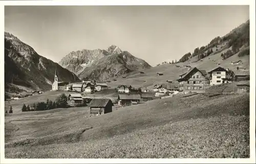 wu81627 Hirschegg Kleinwalsertal Vorarlberg Hirschegg Kleinwalsertal Widderstein Baerenkopf * Kategorie. Mittelberg Alte Ansichtskarten