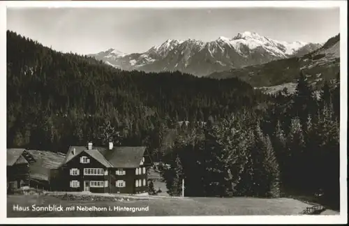 wu81646 Hirschegg Kleinwalsertal Vorarlberg Hirschegg Kleinwalsertal Fremdenheim Sonnblick * Kategorie. Mittelberg Alte Ansichtskarten