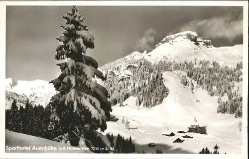 wu81676 Hirschegg Kleinwalsertal Vorarlberg Hirschegg Kleinwalsertal Sporthotel Auenhuette * Kategorie. Mittelberg Alte Ansichtskarten