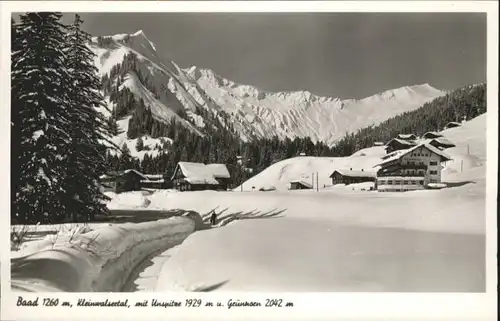 Baad Kleinwalsertal Unspitze Gruenhorn *