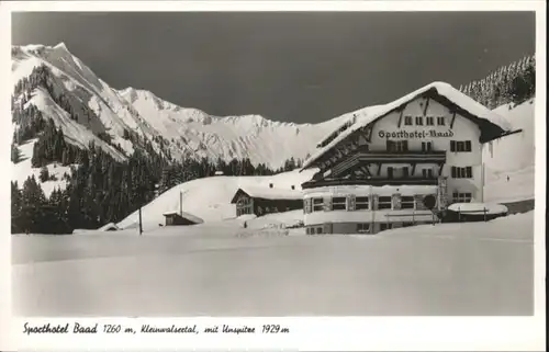 Baad Kleinwalsertal Hotel Baad Unspitz *