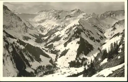 Baad Kleinwalsertal Baergunttal Hochalppass Braunarlspitze Heiterberg *