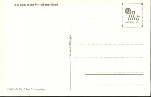 Baad Kleinwalsertal Weg Mittelberg  *