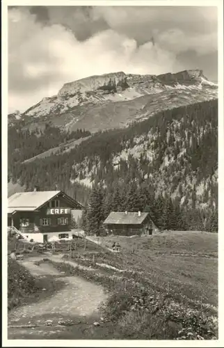 wu82068 Hirschegg Kleinwalsertal Vorarlberg Hirschegg Kleinwalsertal Cafe Moosbrugger * Kategorie. Mittelberg Alte Ansichtskarten