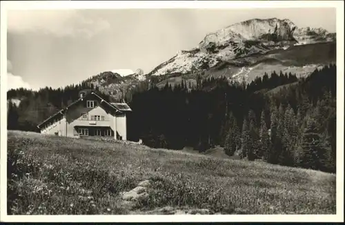 wu82127 Hirschegg Kleinwalsertal Vorarlberg Hirschegg Kleinwalsertal Wuerzburger Huette * Kategorie. Mittelberg Alte Ansichtskarten