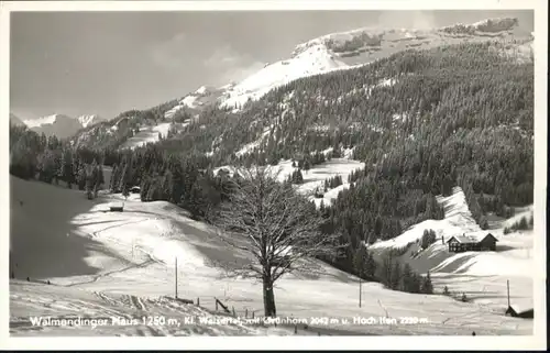 wu82145 Hirschegg Kleinwalsertal Vorarlberg Hirschegg Kleinwalsertal Walmendinger Huette * Kategorie. Mittelberg Alte Ansichtskarten