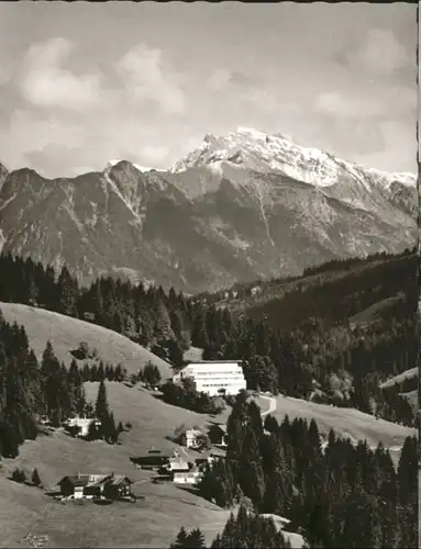 Riezlern Kleinwalsertal Riezlern Kleinwalsertal Schwende Sanatorium Dr. Backer Rubihorn Nebelhorngruppe *