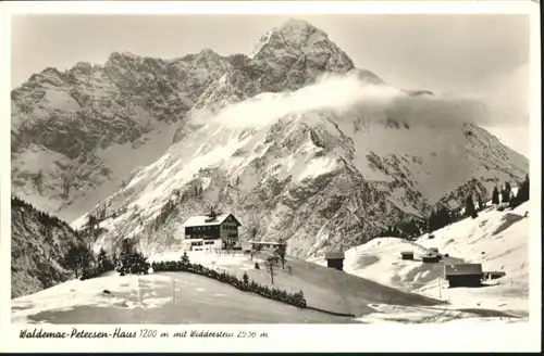 wu82654 Hirschegg Kleinwalsertal Vorarlberg Hirschegg Kleinwalsertal Waldemar-Petersen-Haus Widderstein * Kategorie. Mittelberg Alte Ansichtskarten