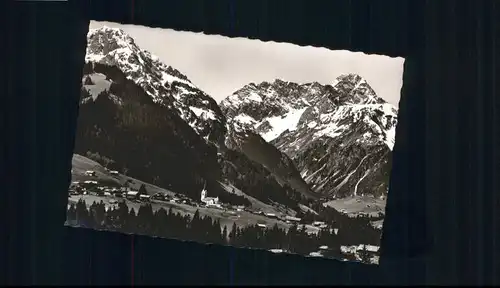 Riezlern Kleinwalsertal Riezlern Kleinwalsertal Zwoelferkopf Widderstein Baerenkopf *