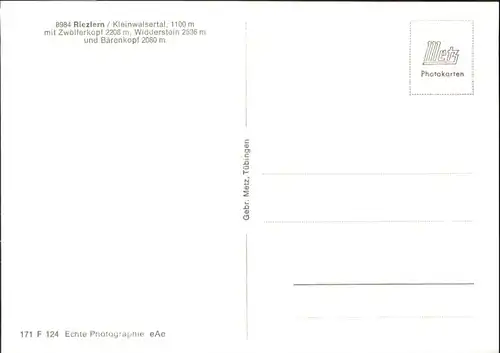 Riezlern Kleinwalsertal Riezlern Kleinwalsertal Zwoelferkopf Widderstein Baerenkopf *