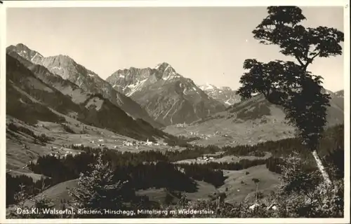 Kleinwalsertal Riezlern Hirschegg Mittelberg Widderstein *