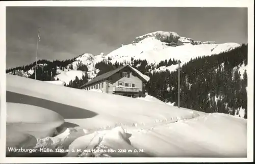 Kleinwalsertal Wuerzburger Huette Hohen-Ifen *