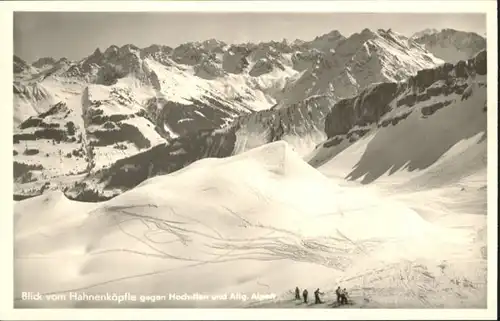 Kleinwalsertal Hahnenkoepfle Hoch-Ifen Allgaeuer Alpen *