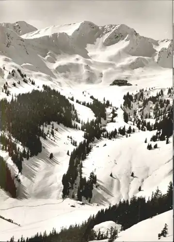 Kleinwalsertal Melkoede Ochsenhofer Scharte uentschenspitze Gruenhorn Schwarzwasserhuette *