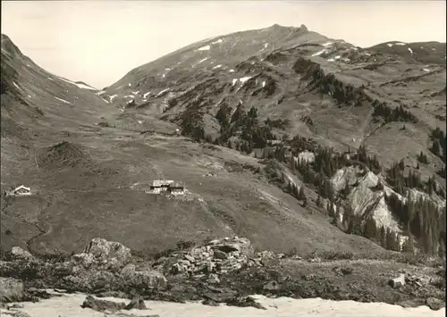 Kleinwalsertal Schwarzwasserhuette Gerachsattel Haehlekopf *