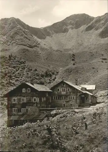 Kleinwalsertal Schwarzwasserhuette Gruenhorn *