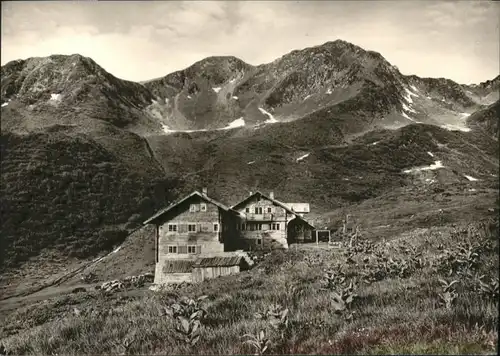 Kleinwalsertal Schwarzwasserhuette Ochsenhofer Scharte Gruenhorn *