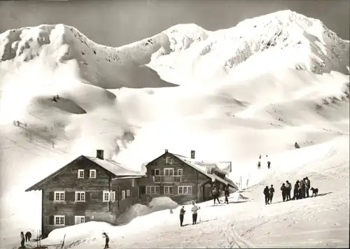 Kleinwalsertal Schwarzwasserhuette Gruenhorn *