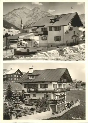 wu84065 Hirschegg Kleinwalsertal Vorarlberg Hirschegg Kleinwalsertal Haus Berg Heil * Kategorie. Mittelberg Alte Ansichtskarten