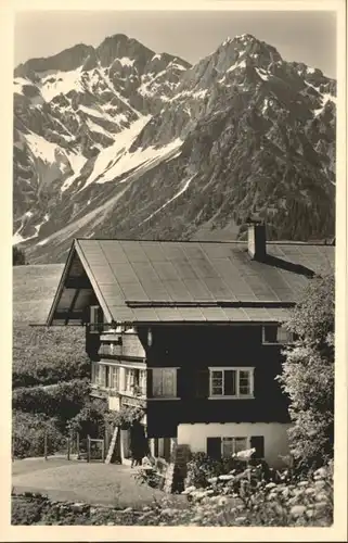 wu84082 Hirschegg Kleinwalsertal Vorarlberg Hirschegg Kleinwalsertal Haus Edelweiss * Kategorie. Mittelberg Alte Ansichtskarten