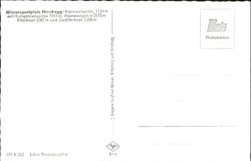 wu84165 Hirschegg Kleinwalsertal Vorarlberg Hirschegg Kleinwalsertal  * Kategorie. Mittelberg Alte Ansichtskarten