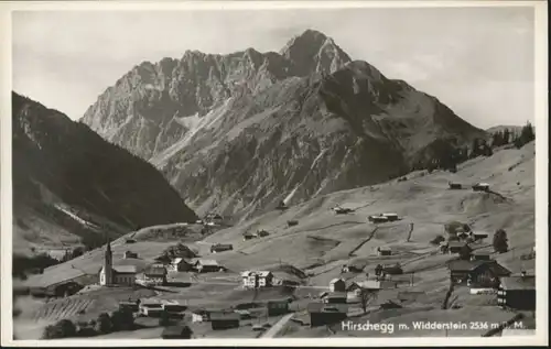 wu84180 Hirschegg Kleinwalsertal Vorarlberg Hirschegg Kleinwalsertal  * Kategorie. Mittelberg Alte Ansichtskarten