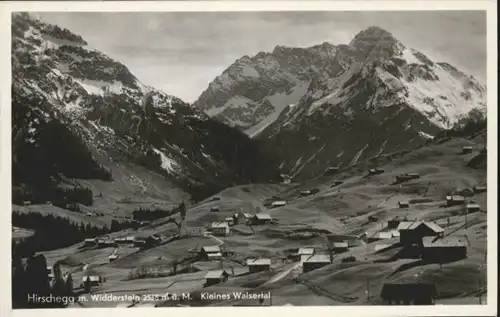 wu84181 Hirschegg Kleinwalsertal Vorarlberg Hirschegg Kleinwalsertal  * Kategorie. Mittelberg Alte Ansichtskarten