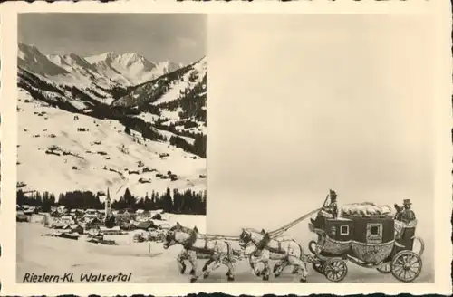 Riezlern Kleinwalsertal Riezlern Kleinwalsertal Postkutsche *