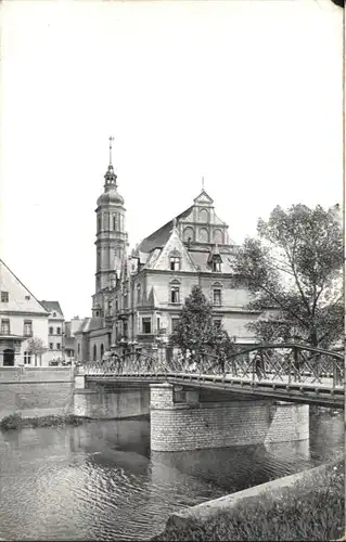 Oppeln Kirche Schlossbruecke *