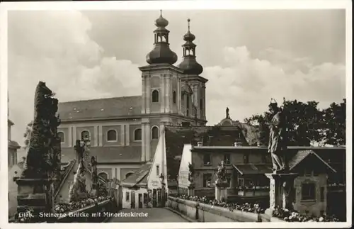 Glatz Steinerne Bruecke Minoriten Kirche  *