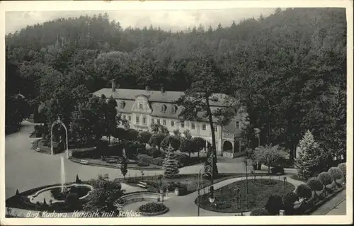 Bad Kudowa Kurpark Schloss Brunnen *