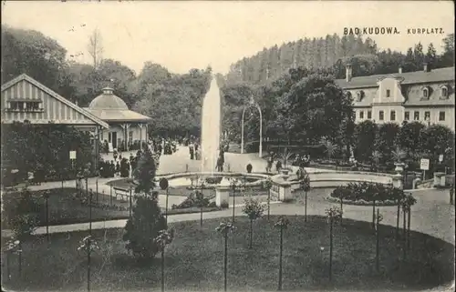 Bad Kudowa Kurplatz Brunnen x