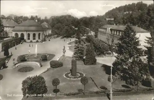 Bad Kudowa Kurpark Schloss Brunnen Kapellenberg Wandelhalle *