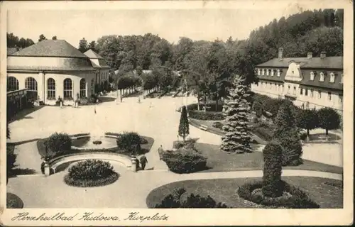 Bad Kudowa Herzheilbad Kurplatz Brunnen *