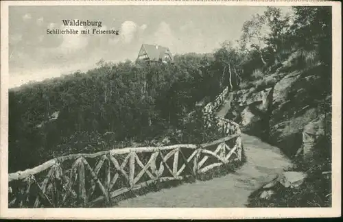 Waldenburg Schillerhoehe Felsensteg *