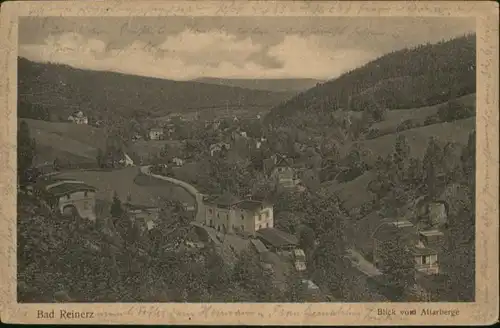 Bad Reinerz Blick vom Altarberge x