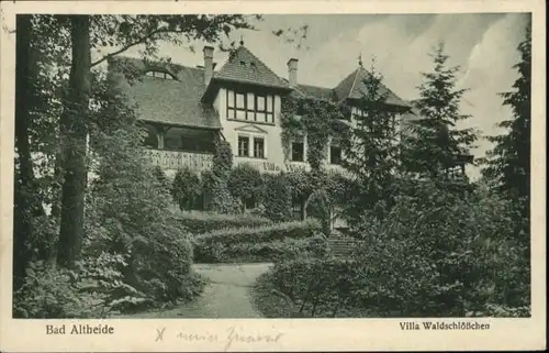 Bad Altheide Villa Waldschloesschen x