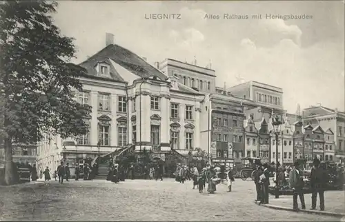 Liegnitz Rathaus Heringsbuden *