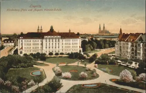 Liegnitz Hindenburgplatz Auguste Viktoria Schule  *