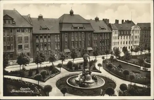 Oppeln Friedrichsplatz Brunnen x