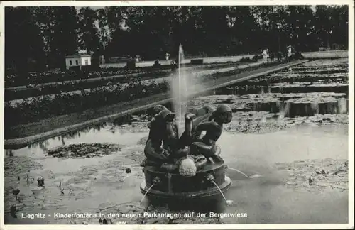 Liegnitz Kinderfontaene Park Bergerwiese x