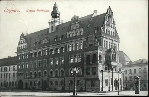 Liegnitz Rathaus Litfasssaeule x