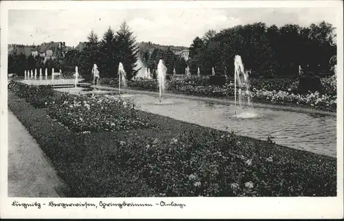 Liegnitz Springbrunnen Anlage Bergerwiese x