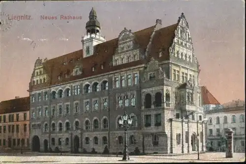 Liegnitz Rathaus Litfasssaeule x