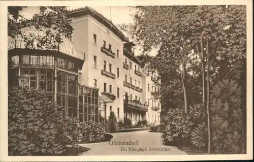 Goerbersdorf Sanatorium Dr. Roempler *